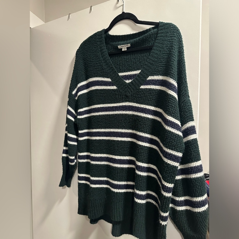 Size medium American eagle striped sweater